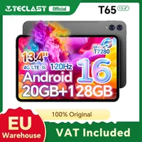 Teclast T65 Android 16 Tablette 13,4 Pouces 1920x1200 120Hz T7280 8 Cœurs Max 20 go de RAM (8 go + Extension 12 go) 128 go ROM 4G LTE 8000mAh 13MP+5MP 1