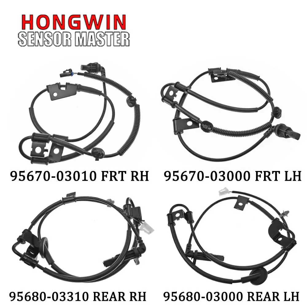 ABS Wheel Speed Sensor 95670-03000,95670-03010,95680-03300,95680-03310 For Hyundai Tucson 2005 2006 2007 2008 2009 2.0 2.7 L4 V6