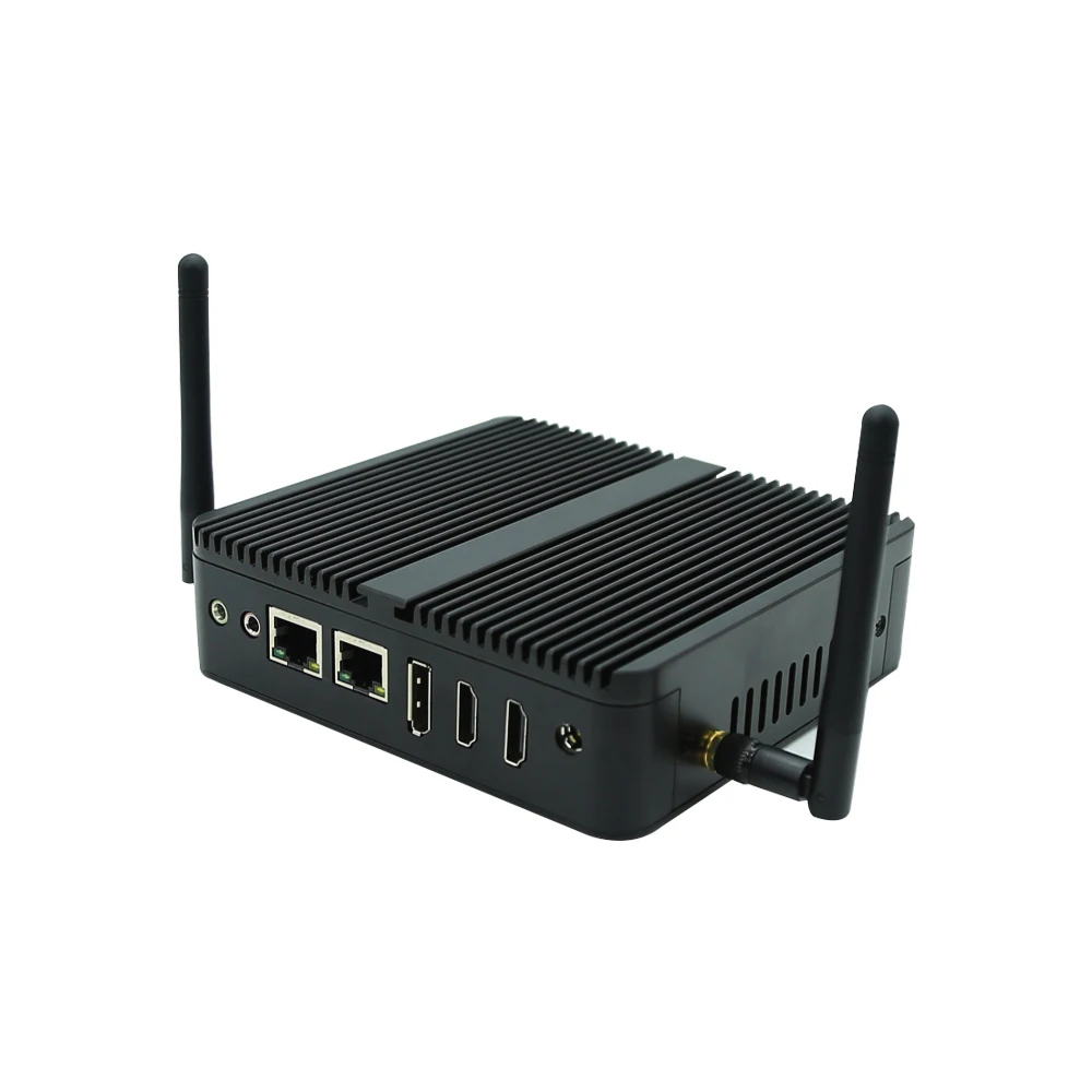 EGLOBAL Intel Celeron J6412 RJ45LAN Fanless mini PC DP 2HDMI I 1.4  8USB mini PC Windows 10/Linux/WES10