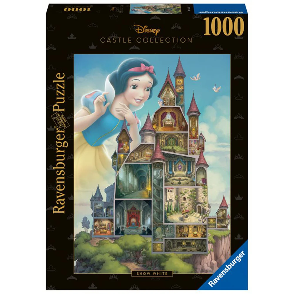 Puzzle Disney castles: Snow White 1000 pieces, Ravensburger, 17329, original, toys, boys, girls, gifts, collector, shop, new, games, family, Puzzle