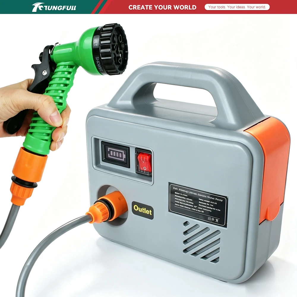 Portable Cordless Water Pump Vegetable Fields Irrigation Electric Water Sprayer Garden Watering Tools For Makita 21V Battery Pin