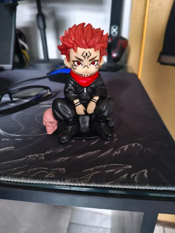 Jujutsu Kaisen Figure Itadori Yuji Gojo Satori Fushiguro Megumi Kugisaki Kawaii Toy Car Decoration PVC Model Gift photo review
