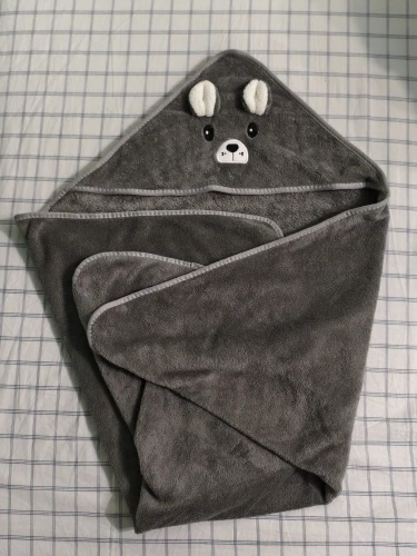 Cute Bath Towel for Baby Soft Absorbent Towel Newborn Swaddle Wrap Baby Blankets for Girls Boys photo review