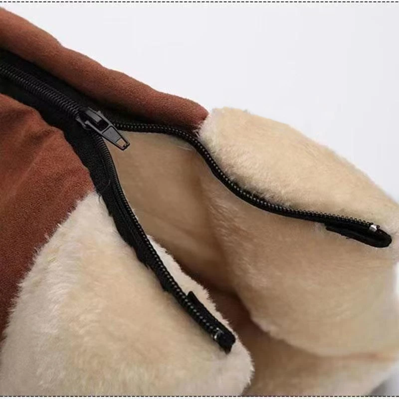 Cat Bed 2-in-1 Fleece Tunnel Tube Cave For Indoor Cats Kitten, Pet Self Warm Covered Mat Pad, Soft Portable Folding Pet Mat