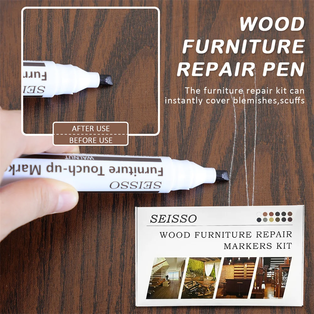 10 قطعة الأثاث الخشبي اللمس حتى مجموعة أقلام الطابق الباب مكتب علامات و حشو العصي الخشب مركب الخدوش إصلاح وكيل استعادة أداة