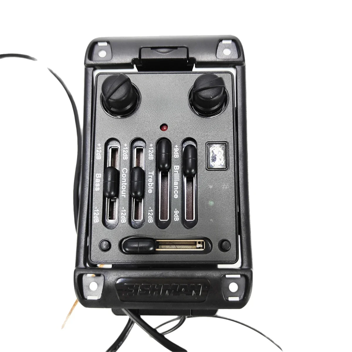 AliExpress NONE XFDZ Guitar Pickups Prefix Plus-T Onboard Preamp Matrix Acoustic Pickup EQ Equalizer with Tuner Soft Piezo