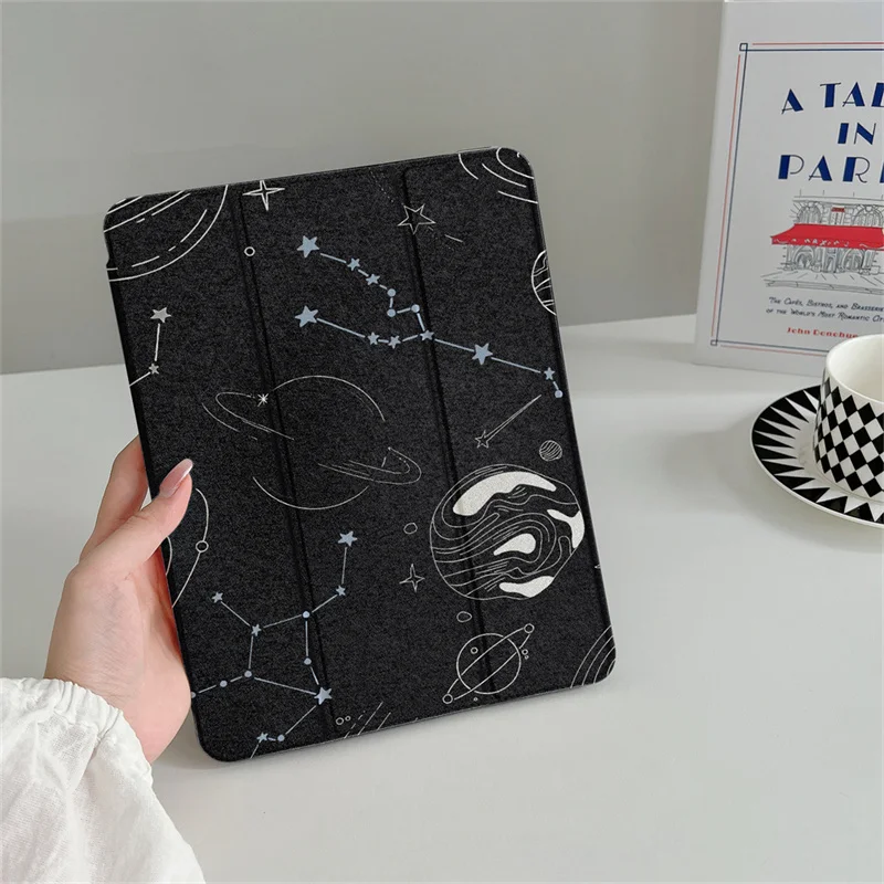 

Cool Planet Tablet Case For iPad Pro 11" Air 2024 iPad 10th Air 6 5 4 10.9 Air3 10.5 " 7 8 10.2 9.7 mini 6 5 With pen slot Cover
