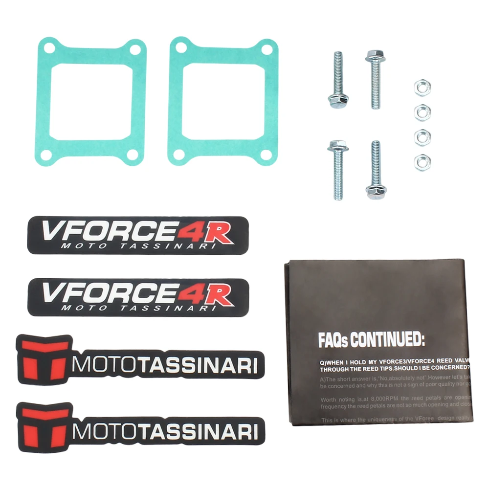 Motorcycle Accessories Reed Valve VForce 4R by Moto Tassinari V4R83A for Suzuki RM85 2002-2019 Pit Bike 2 Stroke Moped Motocross