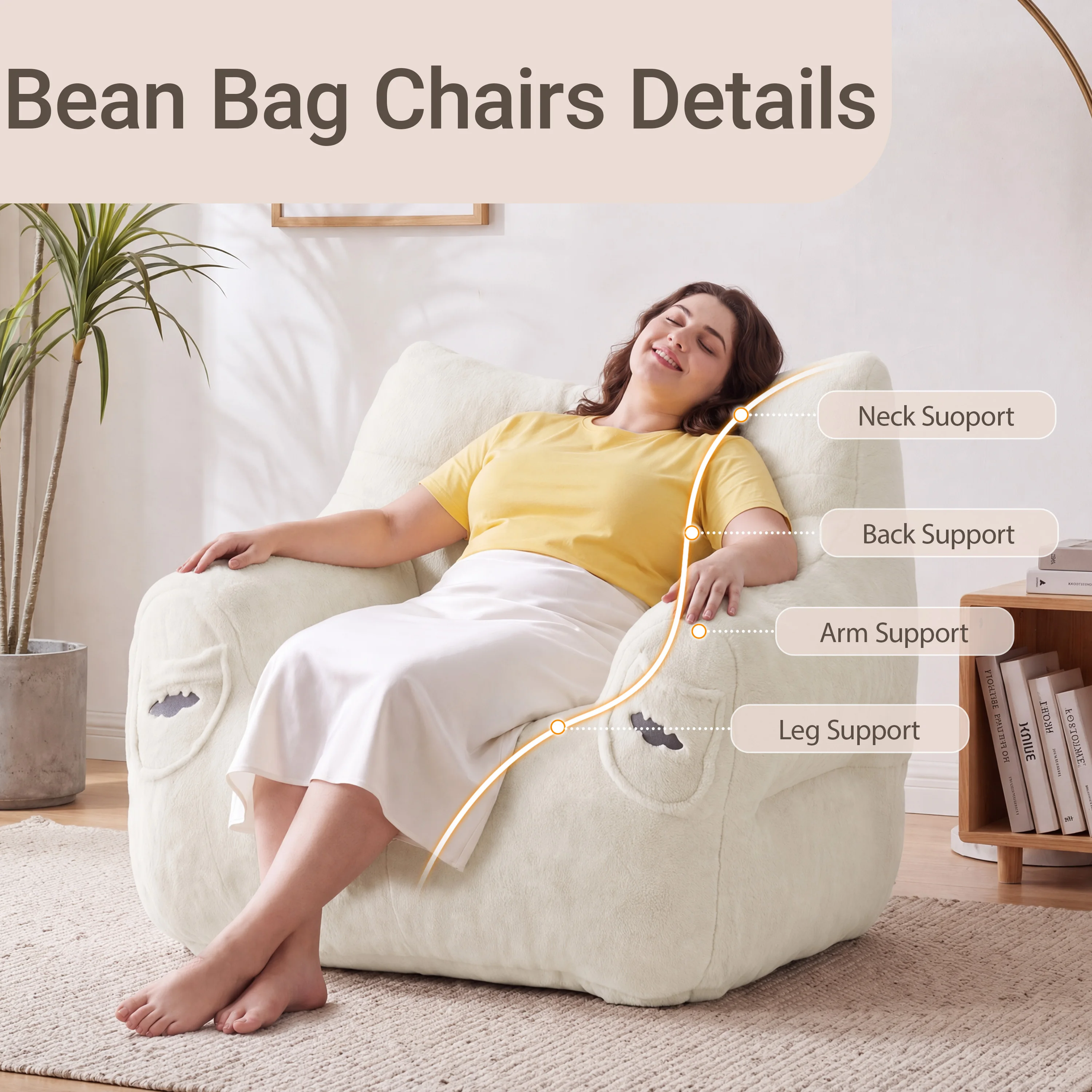 Sillón Puff Extra Grande de Pa - Floor Cushion Pouf reseña y precio