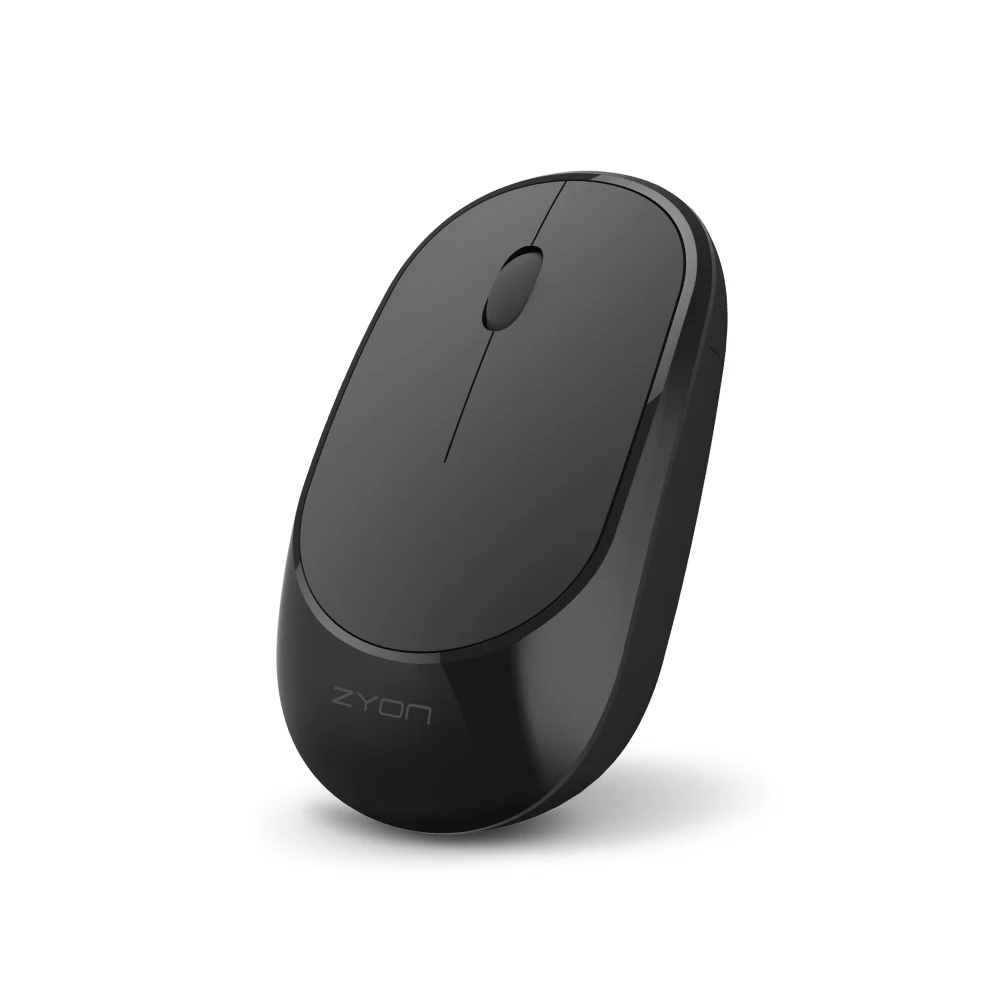 Low Noise slim Bluetooth mouse black zybtm900bk