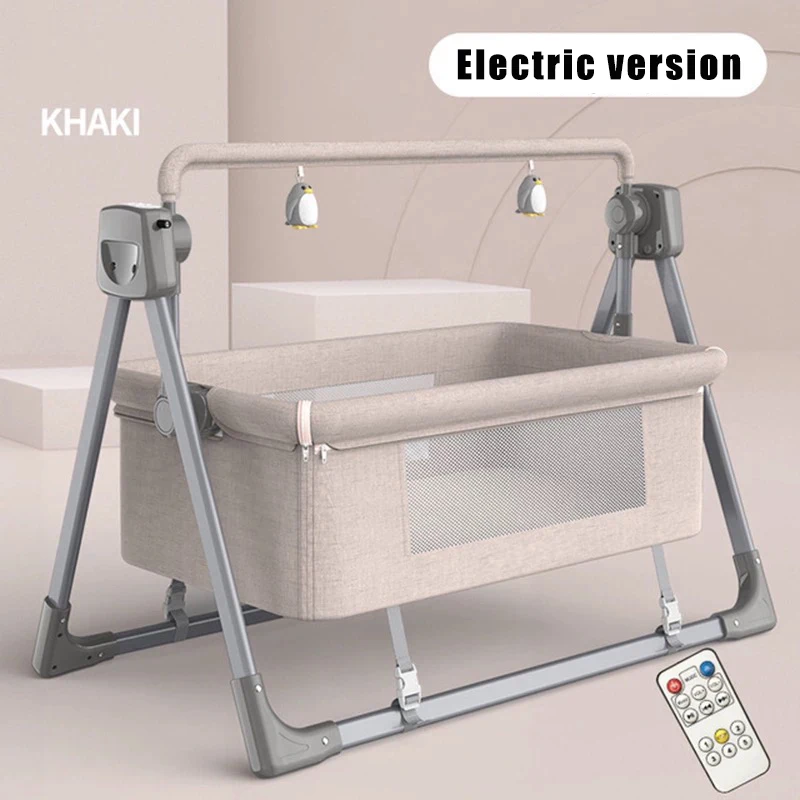 Electric Baby Crib Free and long-distance Multifunctional Cradle Cradle Portable rocking bed New Born Sleeping Basket