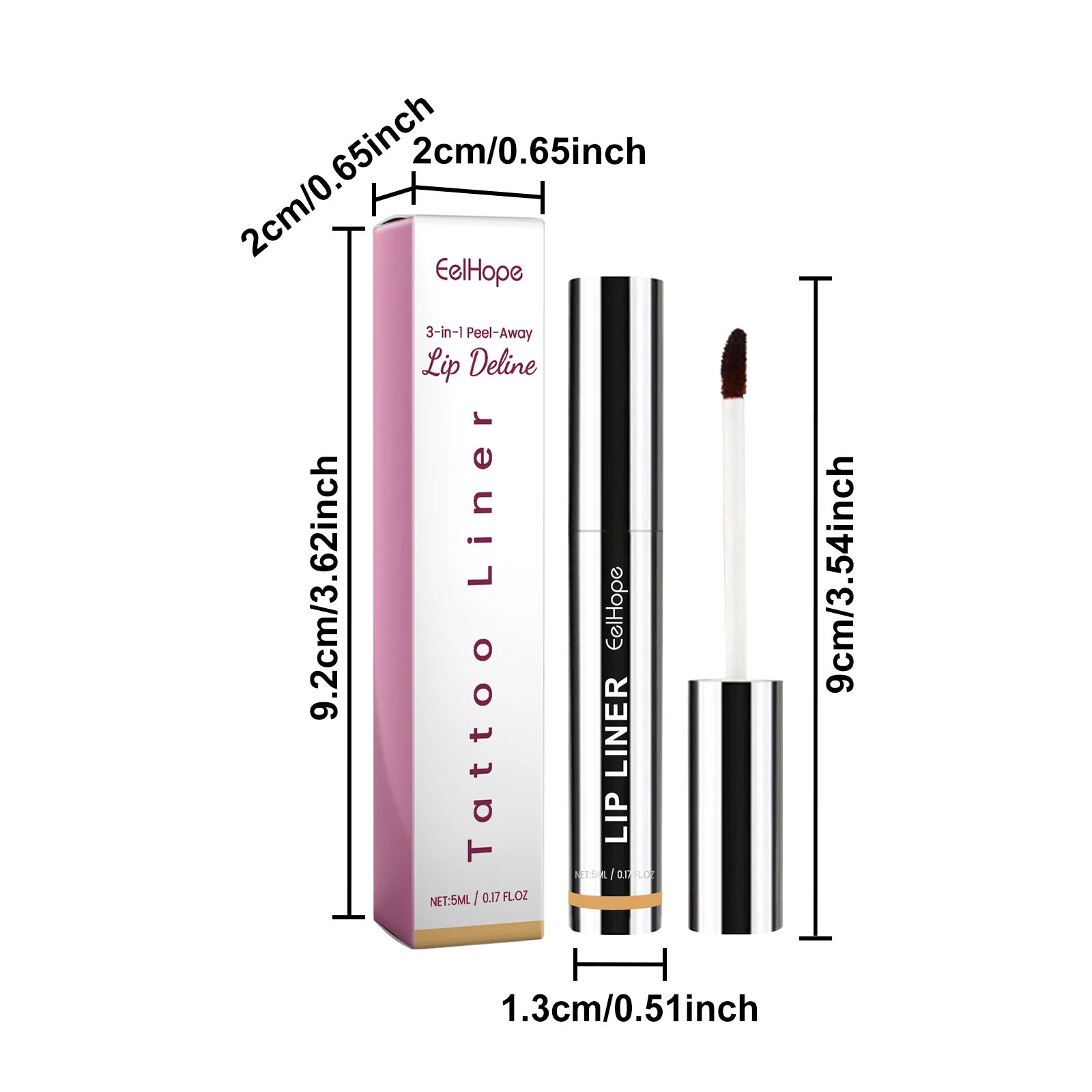 EELHOPE Make-Up Lip Liner Blijvende Kleur Waterdicht Transpiratie Fleuren Lip Tone Voedende Plumping Peeling Off Tattoo Lip Liner