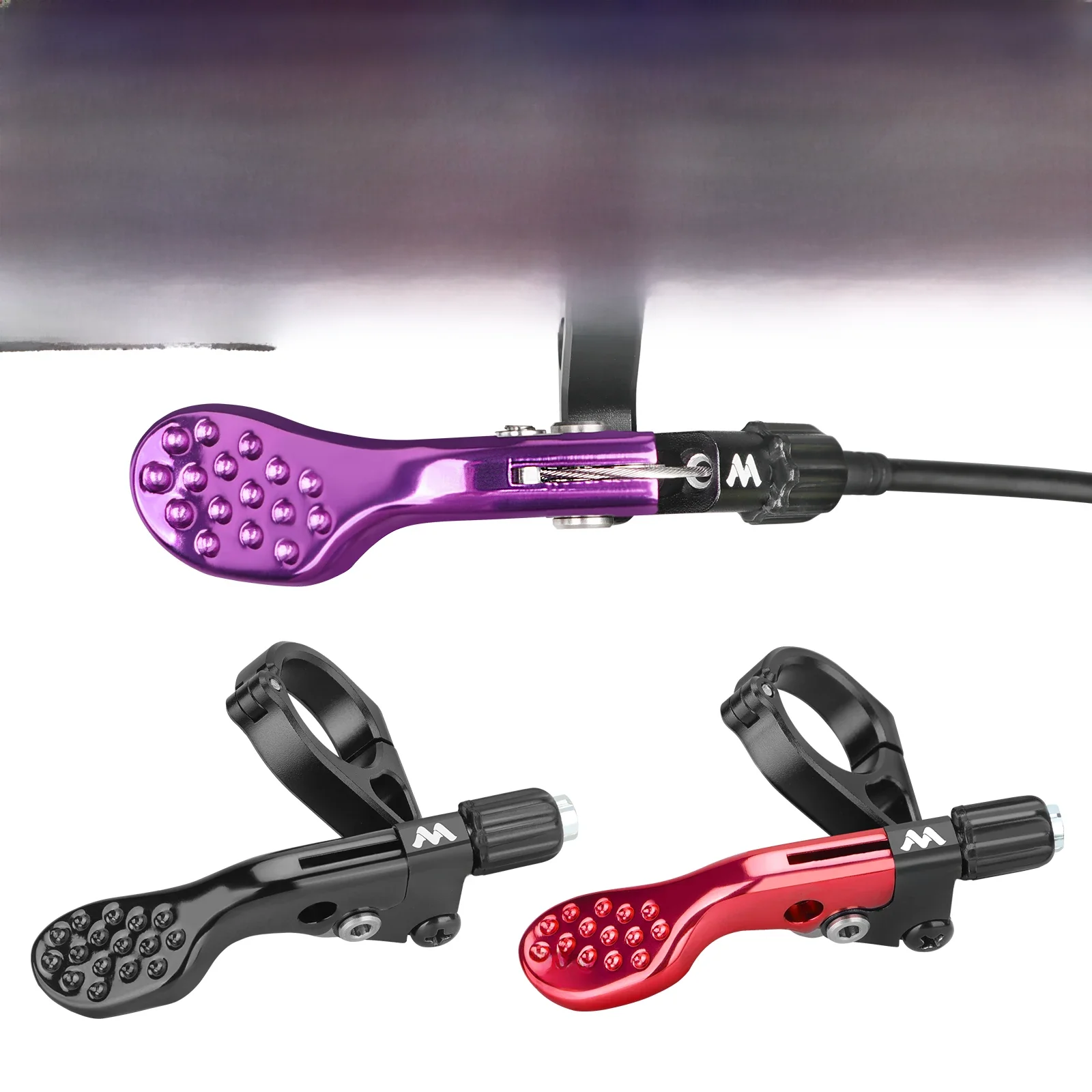 AliExpress MEROCA Mtb Wirecontrolled Seatpost Lift Switch With Cable For 22.2mm Handlebar Aluminum Alloy Road Bike Lift Seatpost Controller