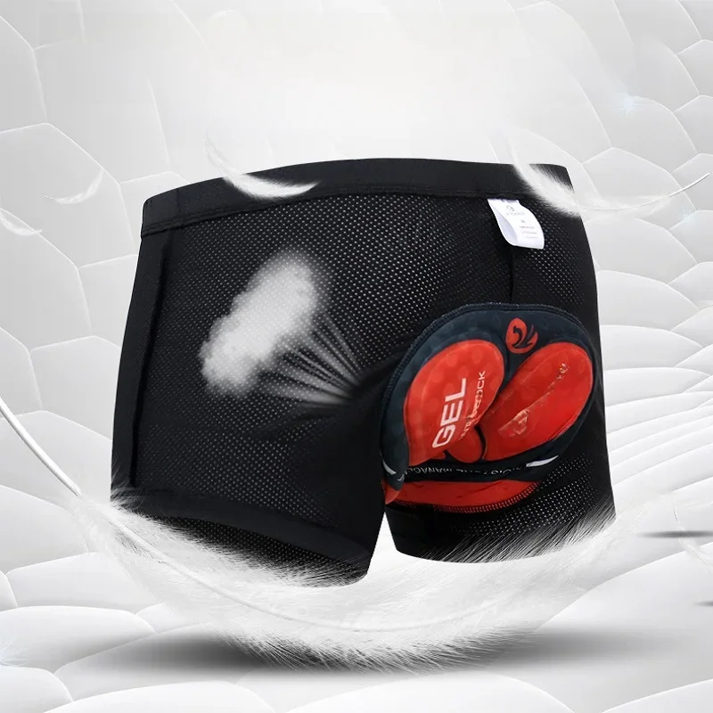 AliExpress NONE Cycling Shorts Breathable Mesh Cycling Underwear  5D Gel Pad Shockproof MTB Bike Shorts Bicycle Underwear Man Shorts