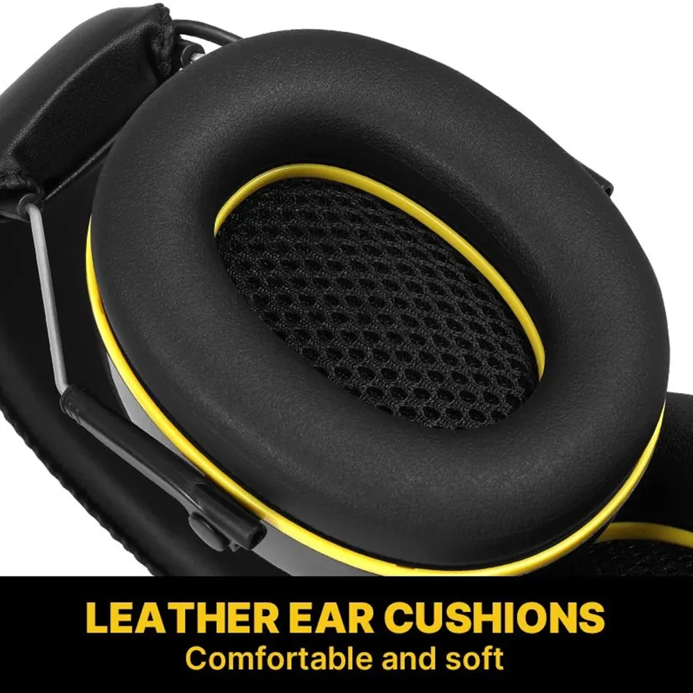 Electronic Headphone 5.0 Bluetooth Earmuffs Hearing Protection Headphones for Music Safety Noise Reduction Charging