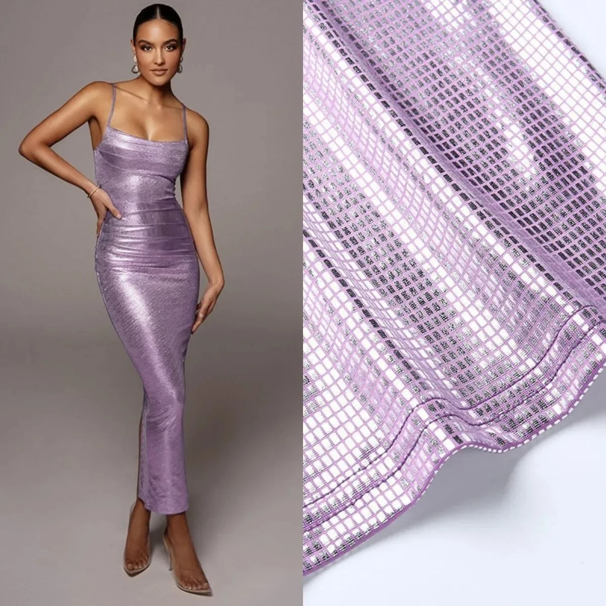 Robe de Soirée de Forme Sirène Élégante en Tissu Texturé Brcorporelle, Tenue de Bal de Styliste, Bling, Sexy, de Haute Qualité