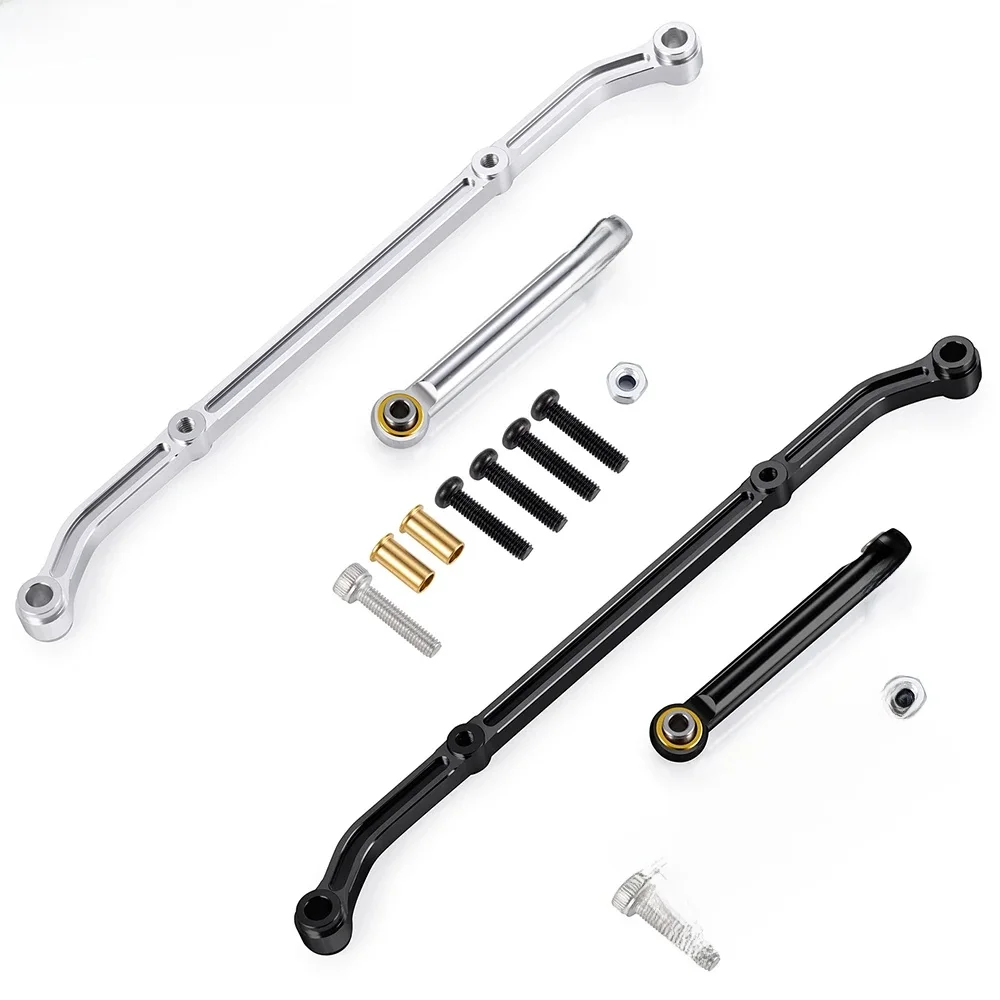 YEAHRUN-Bras de liaison de direction en aluminium, pour 1/10 Axial SCX10 RC Rock inoler, accessoires de mise à niveau de voiture