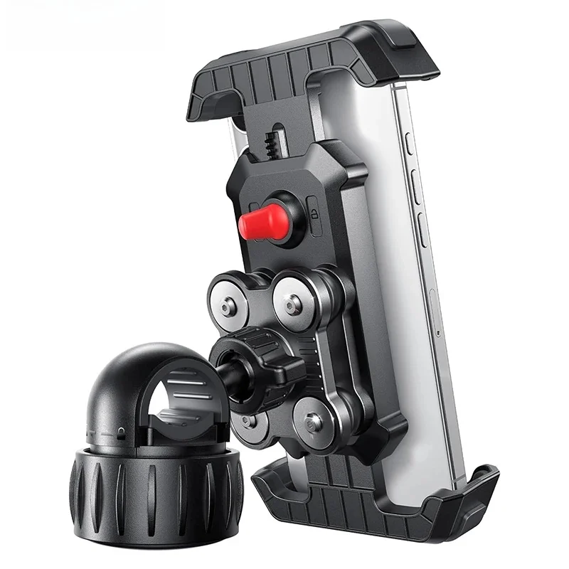 AliExpress Joyroom Anti-Shake Bike Phone Holder Quick Install Bicycle Motorcycle Phone Mount with Vibration Dampener for 4.7-7" Phones