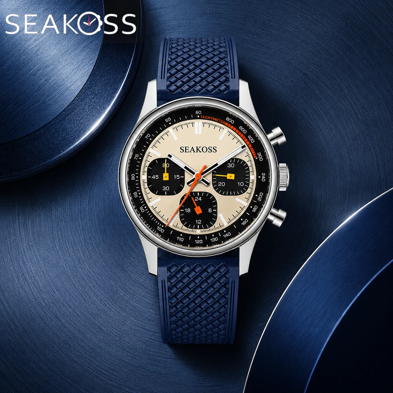Chronograph Mechanical Watch Seagull 1963 - SEAKOSS Vintage 1963 pilotenhorloge voor heren