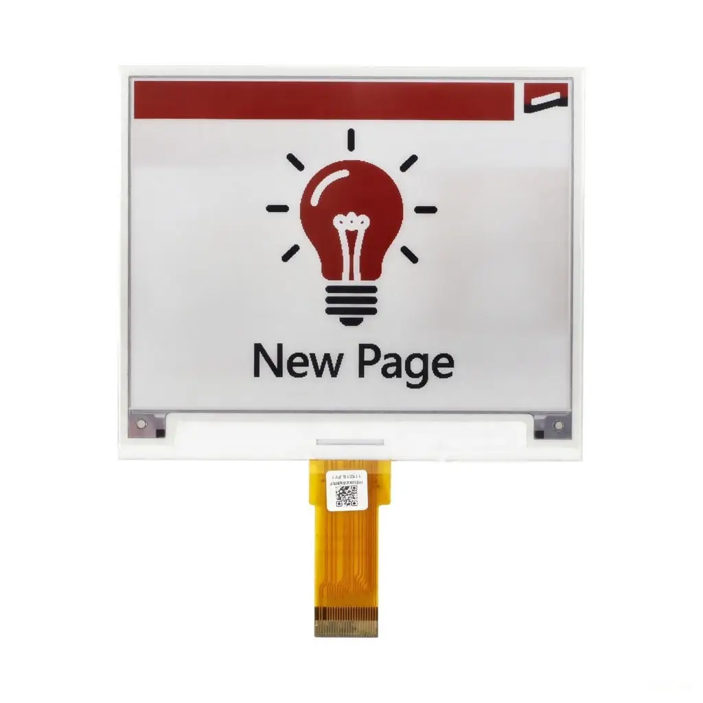 

HINK-E042A48-A1 4.2 inch 24PIN SPI Red White Black Eink E-Paper LCD Display Screen 400x300