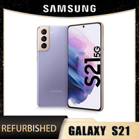 Samsung Galaxy S21 5G Refurbished, 6.2 inch, Amole, 8G + 128G, NFC, Octa Core, Excellent Condition, Professional certificate