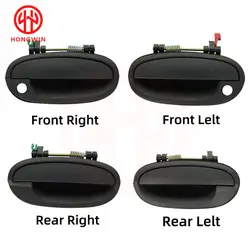 2PCS Pair Front Rear Outside Exterior Door Handles 96601472 96601473 96601474 96601475 For Chevrolet Spark Daewoo Matiz 2006-09