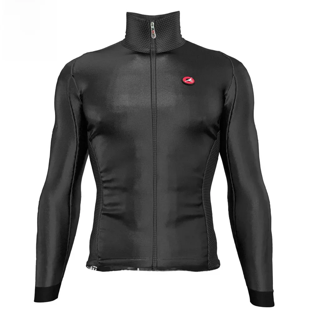 AliExpress rosti Winter thermal fleece Jersey Cycling Clothes Men Long Sleeve Jersey outdoor riding bike MTB clothing warm Fleece Warm wear