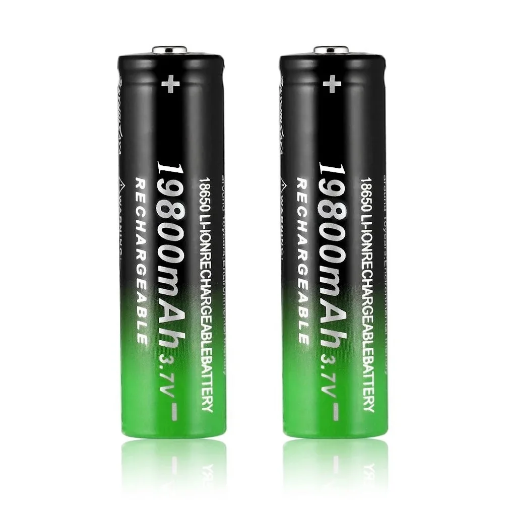 18650 3.7v 19800mah Large Capacity Rechargeable Li-ion Battery for Flashlight Electric Shaver Toy Spare Battery Part