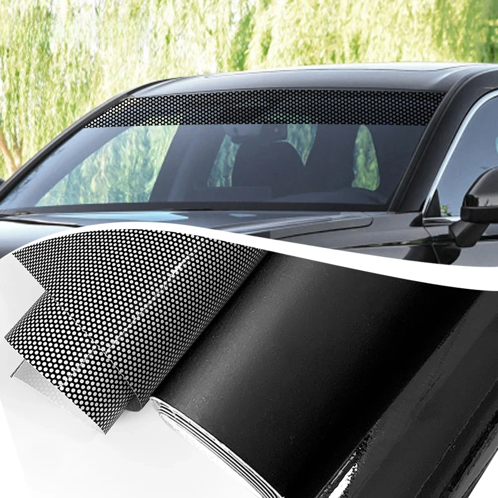 Car Sunshade Stickers Auto Windshield 3D Vinyl Film Rear Gear Sunshade Decor Decals Stickers Cars Accessories for Front Window