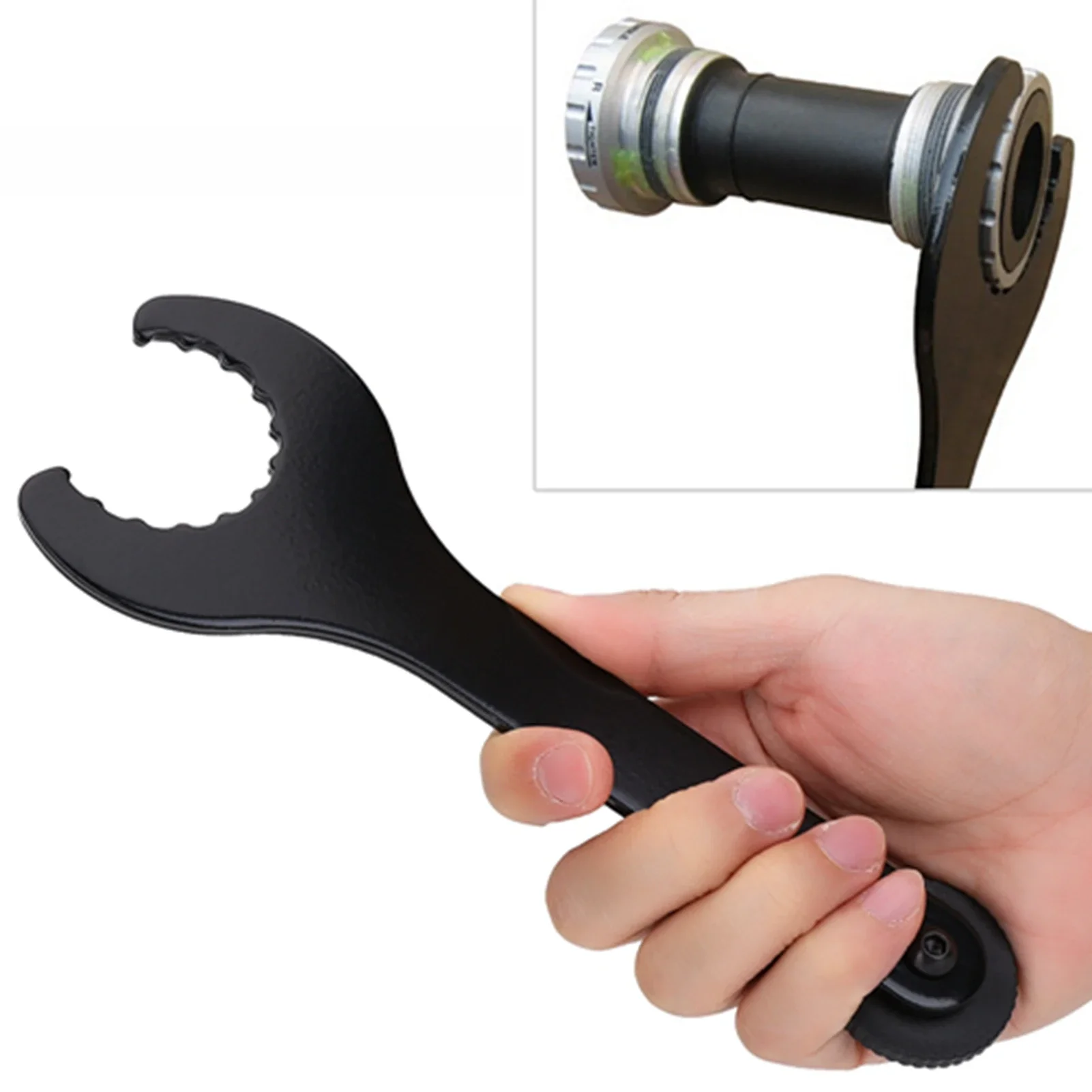 AliExpress Qiilu Carbon Steel Bike Bottom Bracket Crank Wrench Removing Installing Repair Tool Wrench Bottom Bracket