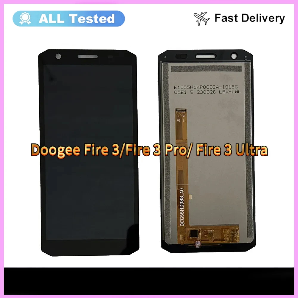 Original For Doogee Fire 3 Fire 3 Pro  Fire3 Ultra LCD Display Screen + Touch Panel Digitizer For Doogee Fire 3 LCD Display