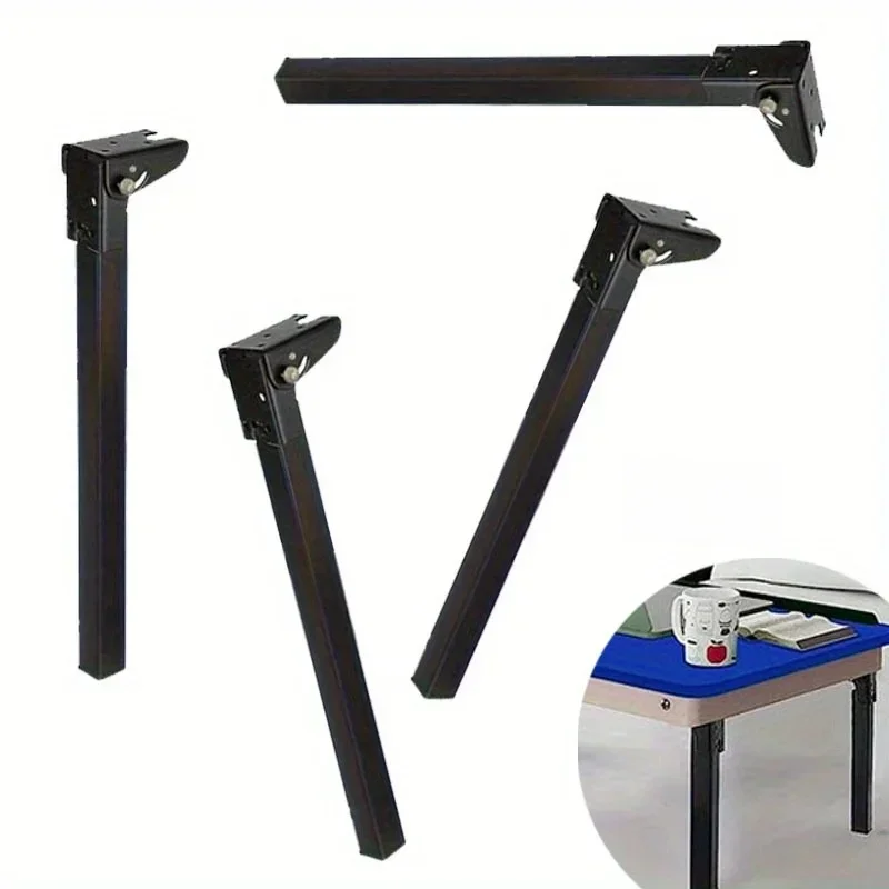 4pcs Folding Table Heavy Duty Metal Hairpin Table Legs Set Folding Furniture Legs Feets Foldable Laptop Table Legs Coffee Table