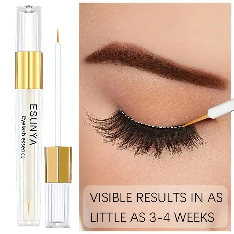 Siero nutrizionale rapido per ciglia Liquido naturale Potenziatore per la crescita delle ciglia Allungamento Soluzione nutriente Trucco per sollevamento ciglia più spesso