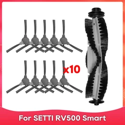 Fit For SETTI RV500 Smart Roller Main Side Brush Robot Vacuum Cleaner Accessories Spare Part Replacement