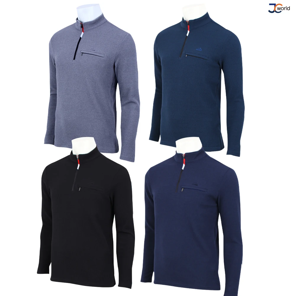 JCworld-تي شيرت أساسي بسحاب للرجال ، حياة مو ، حجم كبير ، 1 زائد 1 ، امتداد للرجال