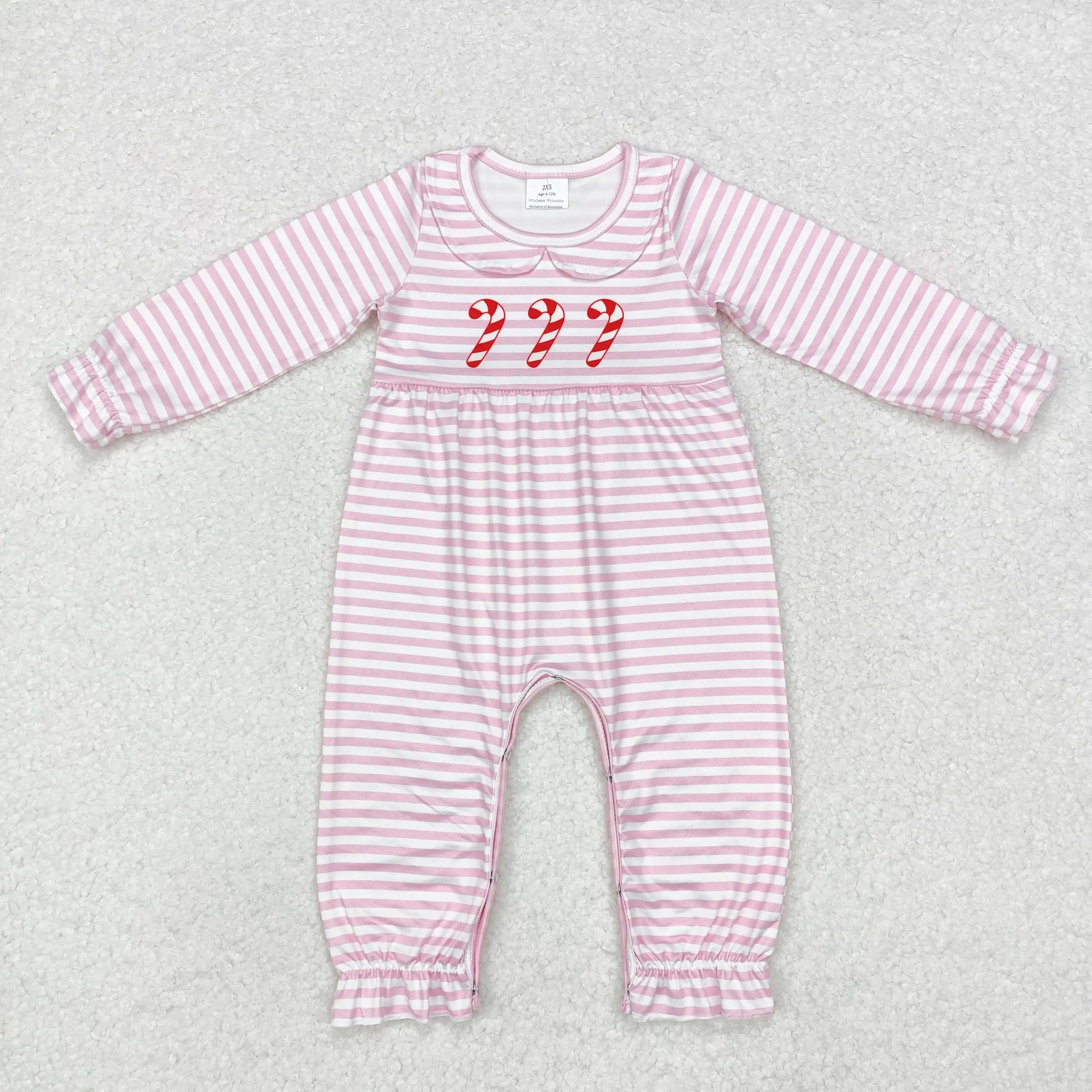 

2024 baby onesie baby girl crutch print long-sleeved onesie baby girl winter romper