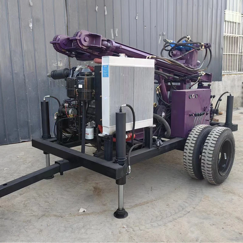 Customized Good Quality 300M Deep Drilling Rig Rotary Hydraulic Drilling Machine for Water Well