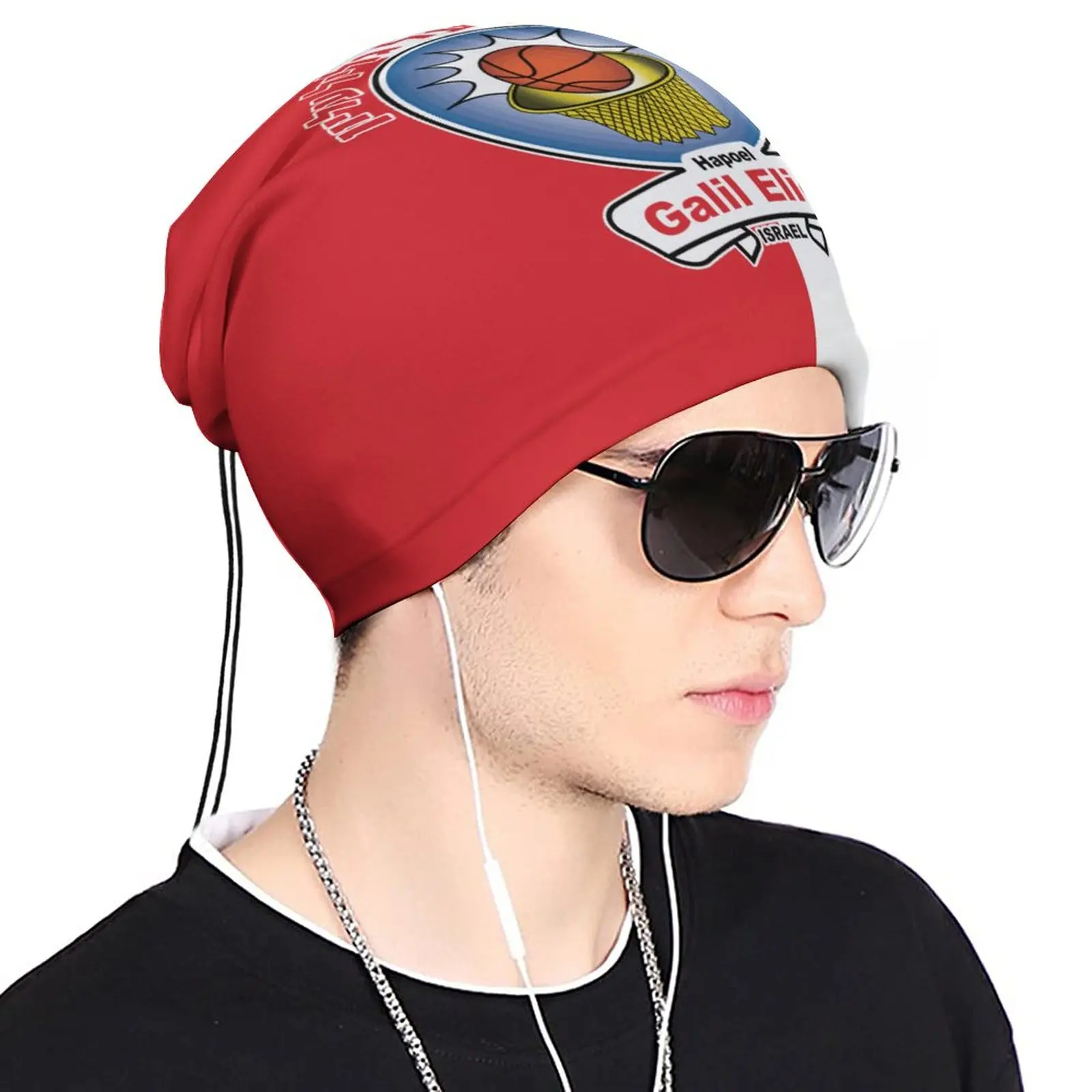 Hapoel Galil Elyon BC maschera per il viso turbante senza cuciture copricapo collo caldo all'aperto multifunzionale