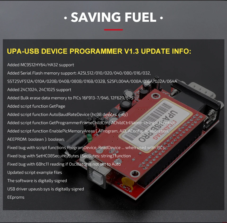 SN:050D5A5B UPA USB-Programmierer Windows 10 unterstützte USB V1.3 Volladapter mit NEC-Funktionen ECU-Chip-Tuning Fügen Sie 350 MB Scripts hinzu – Detail 12