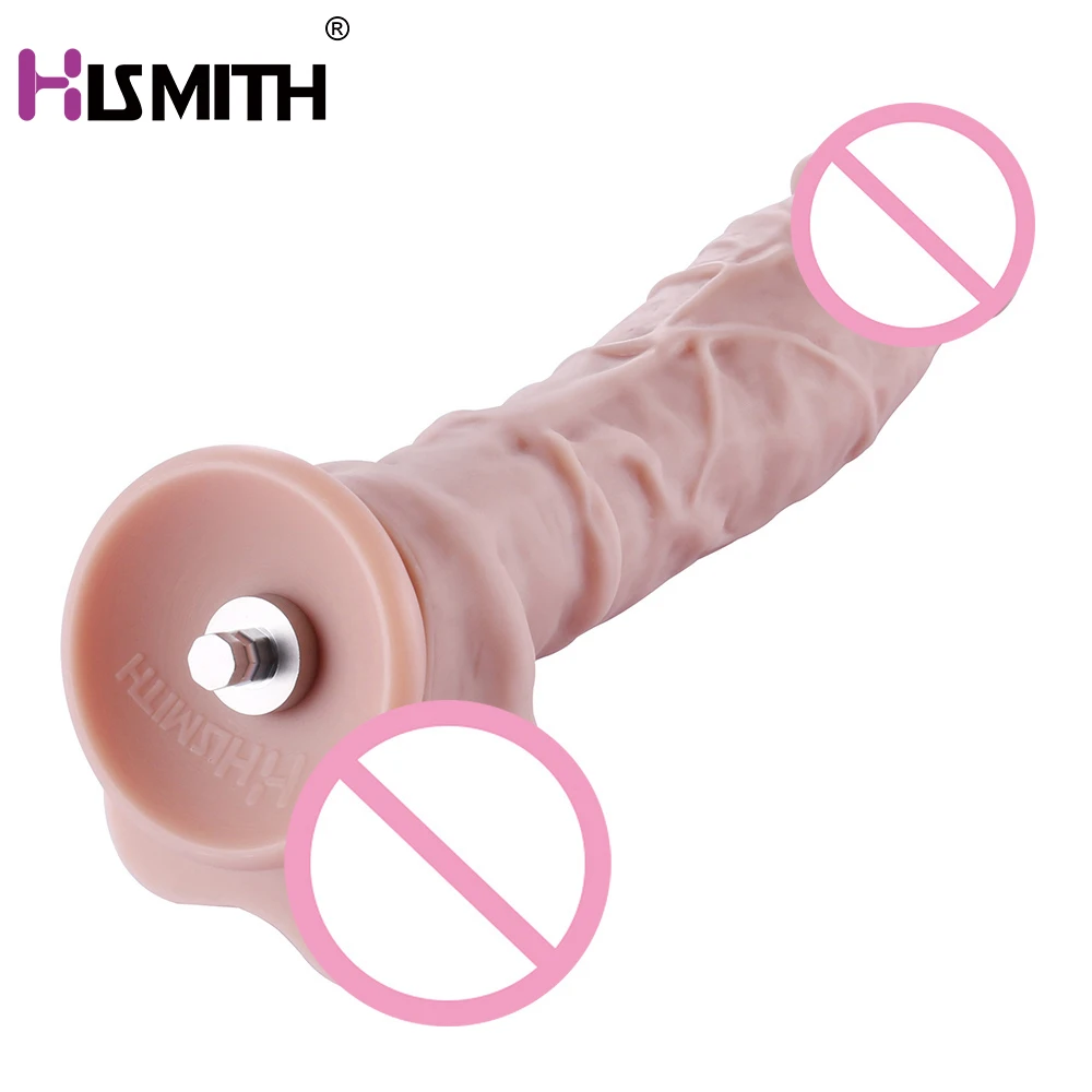 

HISMITH Sex machine Add on attachments FDA-grade Silicone Dildo Length 26cm diameter 4.5cm Safety Non-toxic Realistic Dildo