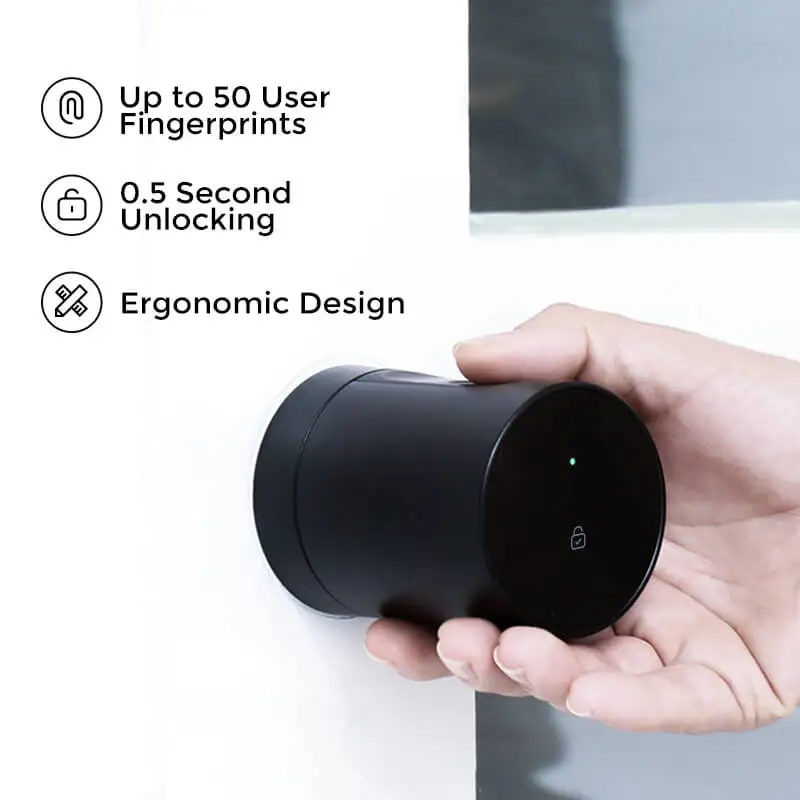 YEEUU S1 Smart Lock Fingerprint Smart with Bluetooth, Fingerprint, Password, App, NFC Card, Backup Keys,  Intelligent Lock.