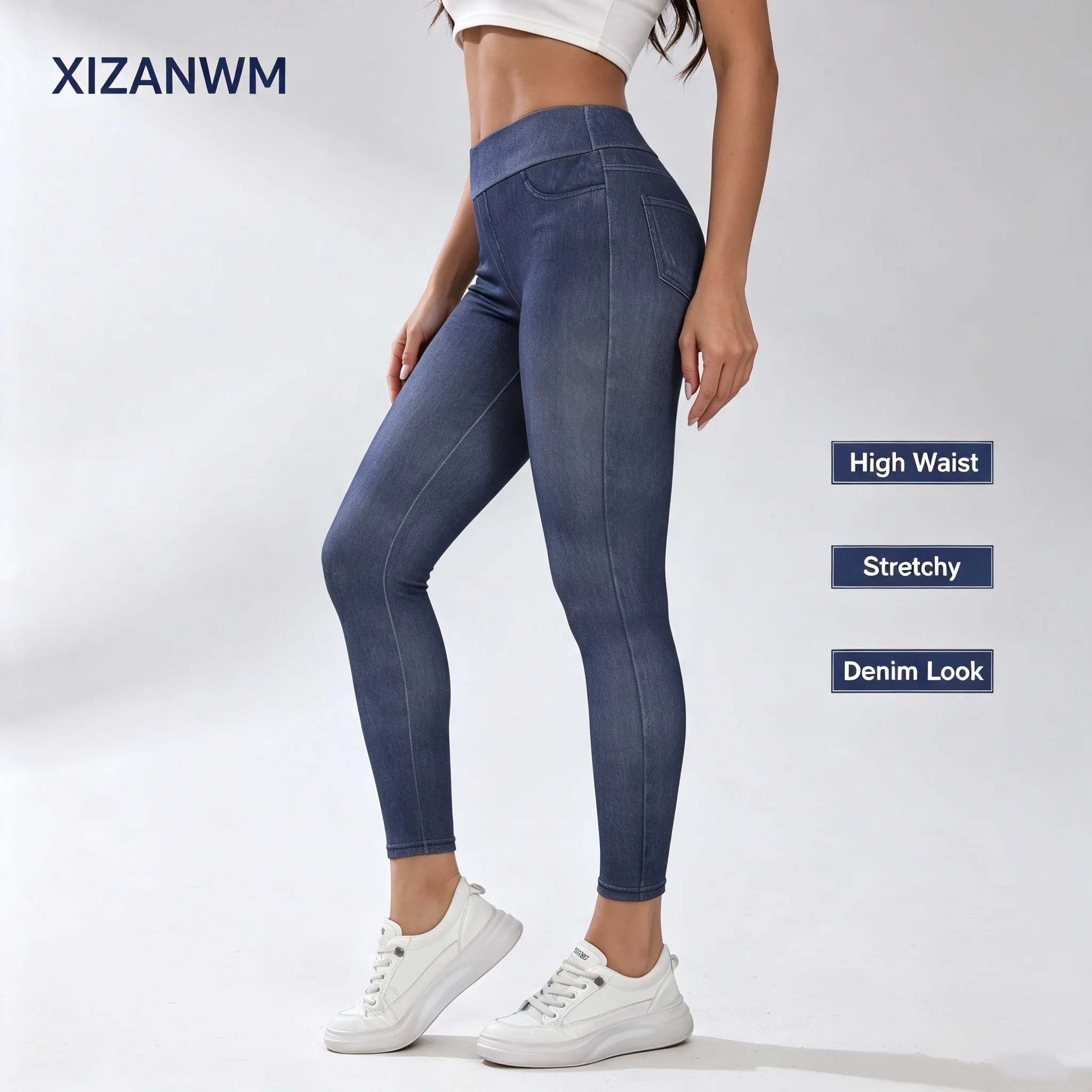 Women's Print Elasticity Yoga Leggings High Waist Booty Lifting Soft Slim Naked Feeling Leggings Fashion Leisure Wear Streetwear