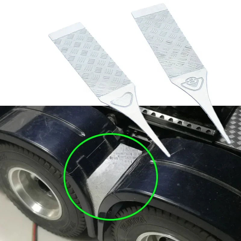 Plaque de protection de pare-chocs central en métal pour camion RC, panneau décoratif pour 1/14 Tamiya SCANIA 770S R620 VOLVO BENZ Arocs MAN TGX, accessoires de voiture