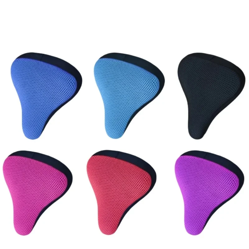 AliExpress NONE Bicycle Saddle 3D Soft Bike Seat Cover Cycling Silicone Seat Cushion Cycling Breathable Saddle Comfortable Bicycle Bike