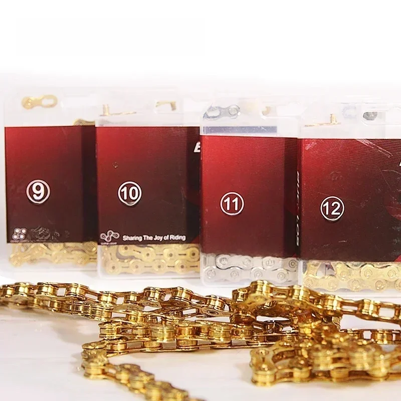 AliExpress BUCKLOS Bike Chain MTB 12 Speed 11 Speed Bicycle Chain EL SL Mountain Road Corrente 12v 11v Current Cycling 10S 9S 8S Bike Parts