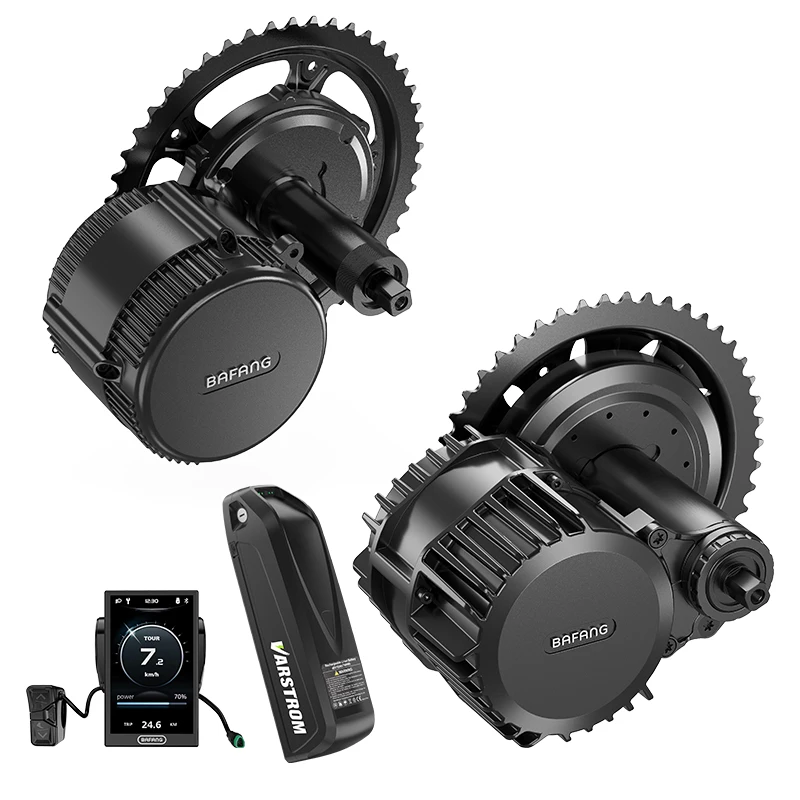 [3 Day Delivery ] BAFANG 48V Mid Drive Motor 750W 1000W 500W 250W Electric Bicycle Conversion kits BBS02B BBSHD BBS01B BBS01 BBS02 BBS03 8Fun eBike Engine with 52V 20Ah 25AH 30AH Battery Pack