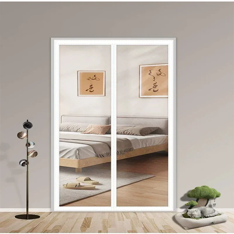 Air Conditioning Door Curtains for Winter Windproof, Warm and Transparent Household Kitchen Plastic Partition Curtains