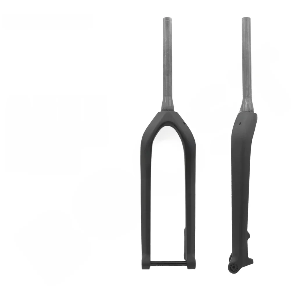 AliExpress ULLICYC MTB Thru Axle Boost Fork 15*110mm Full Carbon Fiber Bike Front 26"/27.5"/29" Rigid Bicycle Fork Vertebra Tube Carbon Boo