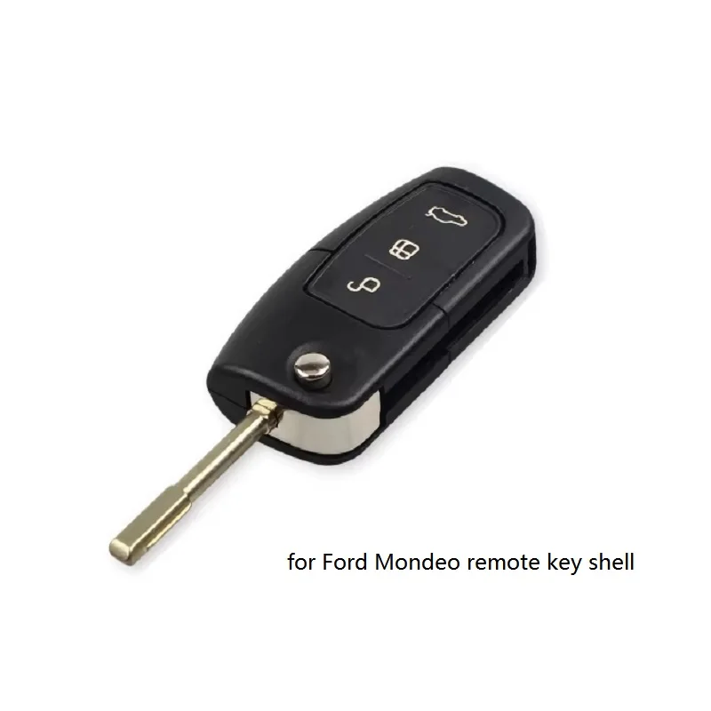 3pcs/lot Car Remote Key Shell Fob for Ford Fiesta Focus Mondeo Ecosport Escape Max Galaxy HU101/FO21 3 Buttons Key Cover Case