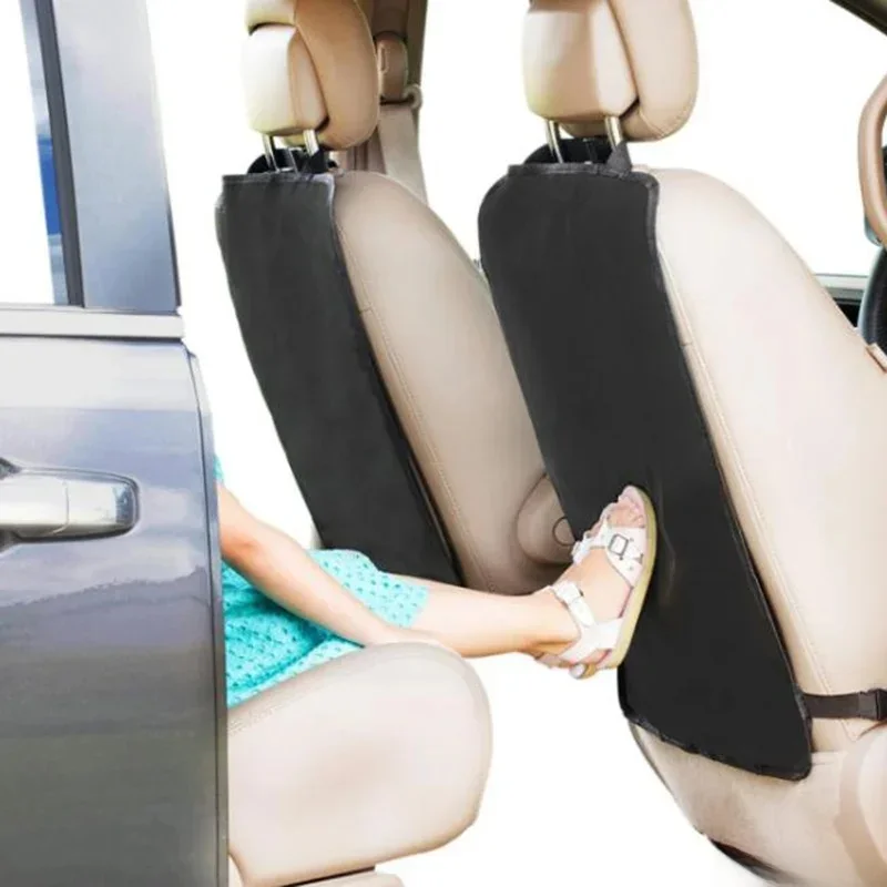 1 pièces soins de voiture Protection de siège dossier Auto siège couverture arrière protecteur coup de pied propre tapis Anti étagé sale